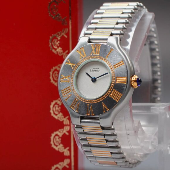 Mint Cartier Must De Ladies Watch With Box! main image 4